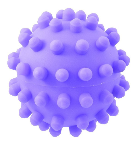 Brinquedo Bolinha Mamona Para Cães 9,5cm Cor Roxo Líder Pet