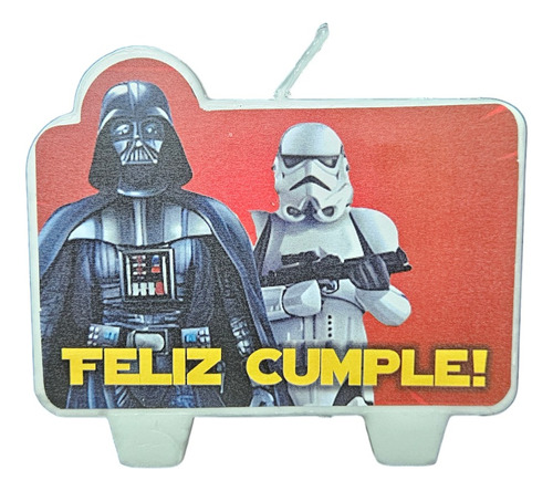 Vela Star Wars Cotillón Cumpleaños Fiestas 