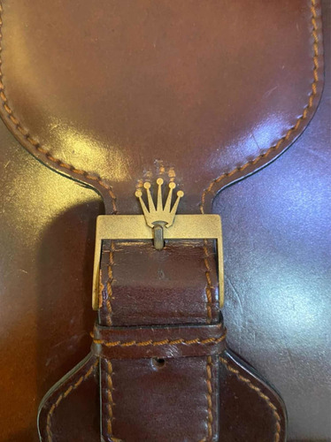 Imagen 2 de 7 de Estuche Original Rolex Presidente De Cuero Y Madera