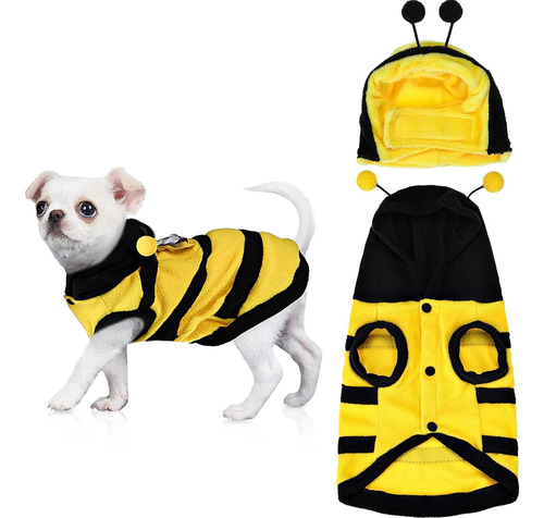 Disfraz De Bonito Abeja De Halloween Mascotas Gatos Y Perros