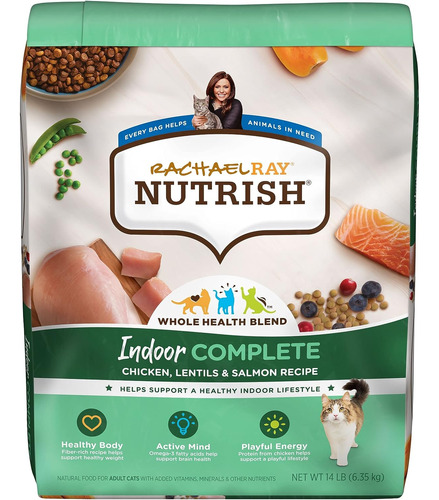 Rachael Ray Nutrish Indoor Alimento Seco Natural Completo Pr