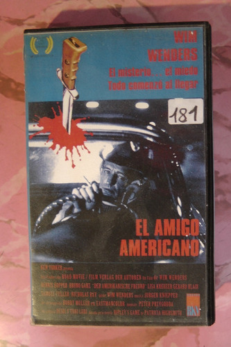 Vhs - El Amigo Americano - Wim Wenders