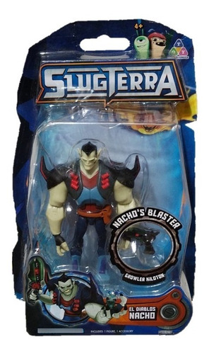 Slugterra - Muñeco El Diablos Nacho Con Blister Maltratado