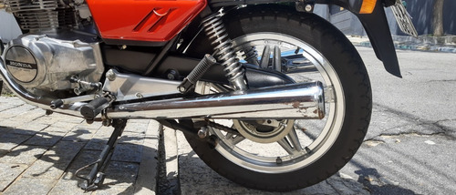 Cb 400 Vermelha 1981 Placa Preta Colecionador
