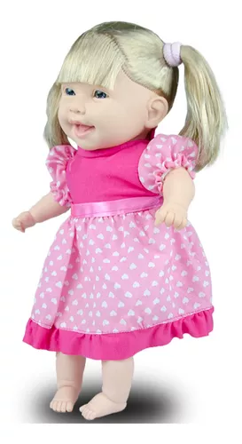 Boneca grande anne fala frases e canta com cabelo 42cm supertoys - Bonecas  - Magazine Luiza