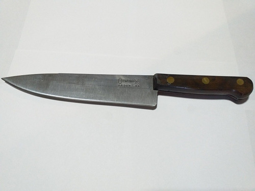 Cuchillo Encina Cabo De Madera De 30 Cm De Punta (acero Inx)