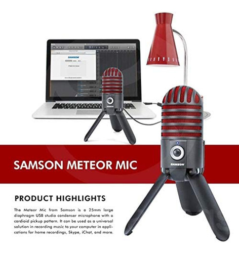 Samson Meteor Mic Usb Studio Microphone, Limited Edition - P