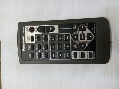 Controle Remoto P Filmadoras Panasonic Diversas 