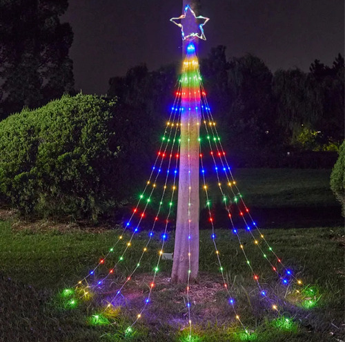 Serie Luces Led Para Arbol Navidad Decoracion Navideña 