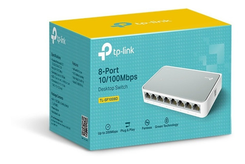 Switch Tp-link 8 Puertos Tl-sf1008d 10/100mbps Desktop