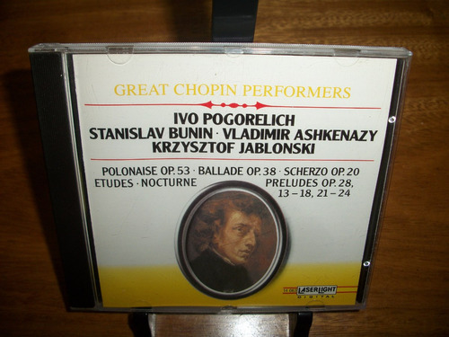 Ivo Pogorelich Great Chopin Performers Cd Importado 