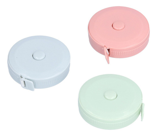 Cinta Métrica Retráctil Para Medición 1.5m 3 Colores
