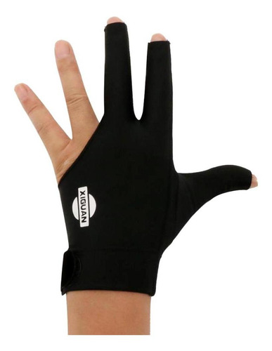 6 Guante De Billar De Mano Negro Como Se Describe Negro