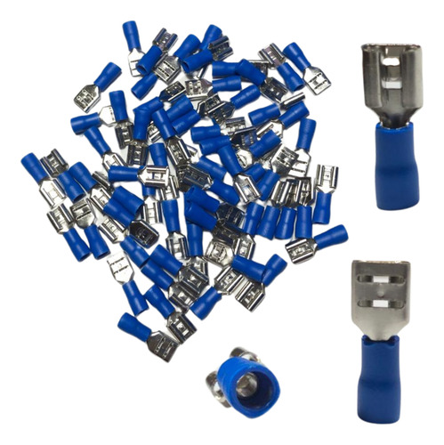 Kit Terminal Macho E Fêmea Pré Isolado 1,5mm + 2,5mm + 4-6mm