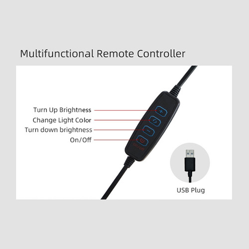 Led Anel Luz Estúdio Foto Vídeo Dimmable Lâmpada Tripé Tripé