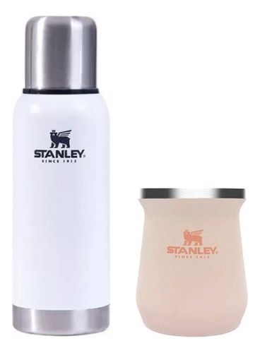 Termo Stanley Adventure De 500ml + Mate Stanley - Plan B Color Blanco