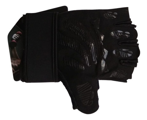 Imagen 5 de 10 de Guantes Deportivos De Entranamiento Black Gym Mitón Calidad