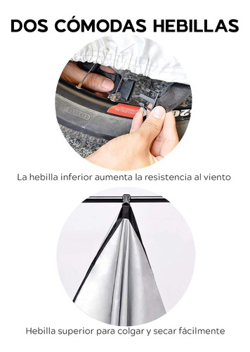Funda Cubierta Bicicleta Impermeable Lluvia Antipolvo