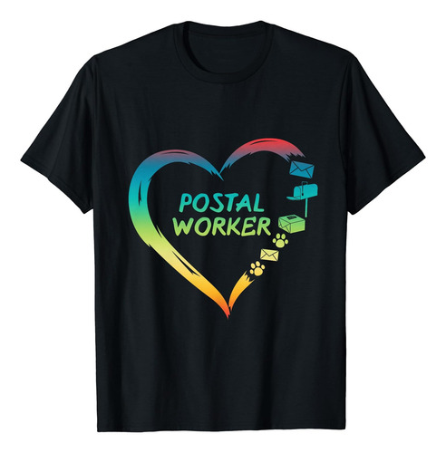 Playera De La Oficina De Correos Del Servicio De Entrega De