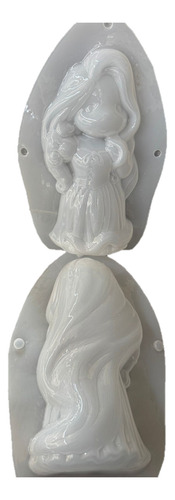 Molde De Princesa Rapunzel Para Yeso 3d