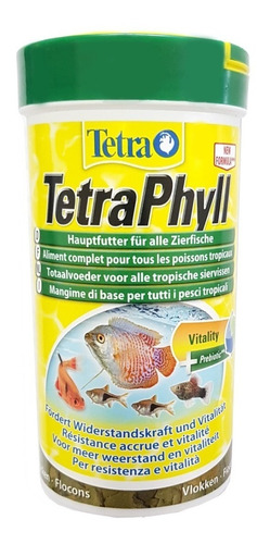Imagen 1 de 3 de Alimento Para Peces Tetra Phyll 52gr Vegetal Con Spirulina