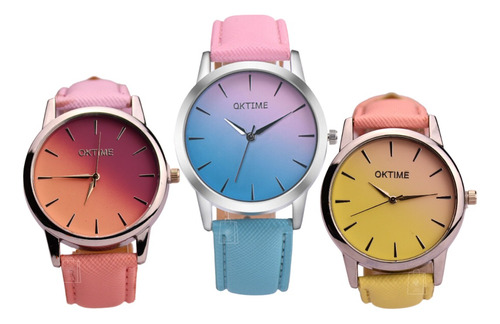 Reloj Para Mujer, Reloj Juvenil, Reloj Bicolor