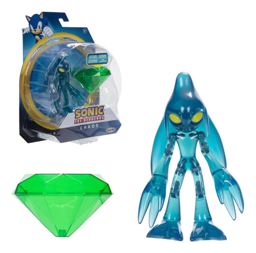 Figura Sonic 10 Cm.modern Chaos With Light Blue Chaos