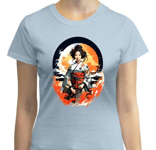 Playera De Princesa Samurai - Combate Con Estilo