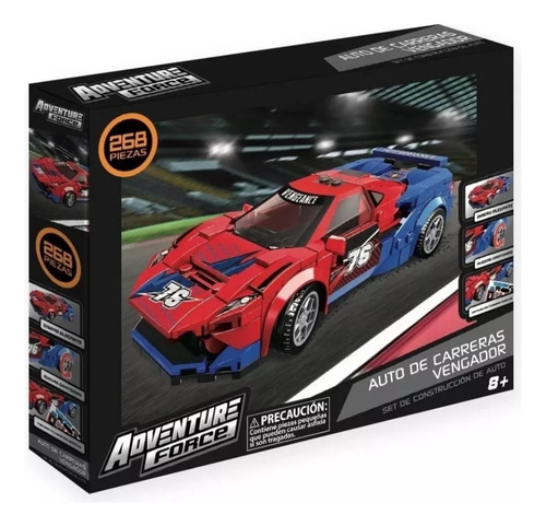 Auto De Carreras Vengador Set De Construcción Adventure Forc