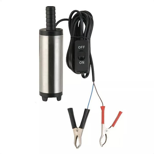 Bomba Trasvase Diesel Sumergible 12v C/pinzas Interruptor