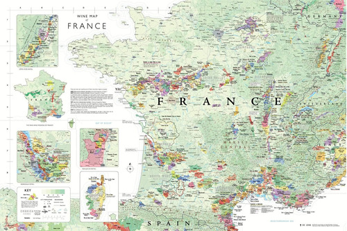 Libro: Wine Map Of France