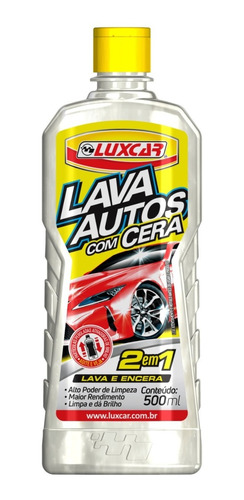 Lava Autos Com Cera Luxcar 500ml