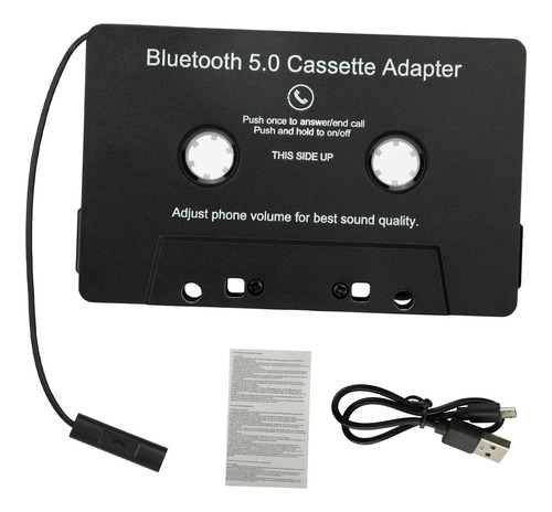 Adaptador De Casete Bluetooth A Aux Premium Para Coche,