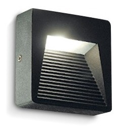 Aplique Pared Exterior Led Aluminio Fw 2810/b Unidireccional