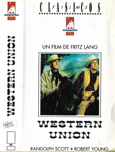 Espíritu De Conquista Vhs Fritz Lang Western Robert Young