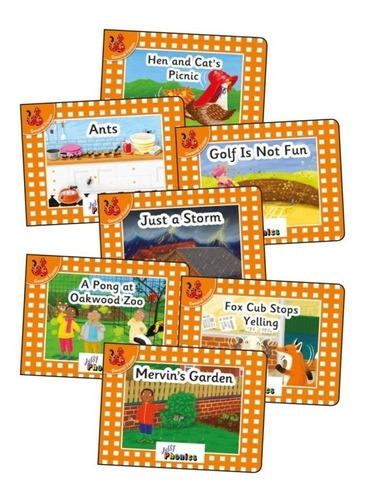 Orange Readers Complete Set (all 21 Books) - Jolly Phonics