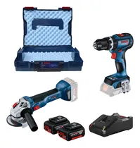 Comprar Combo Bosch 18v- Gsb 18v-90c + Gws 18v-10 Com Bateria