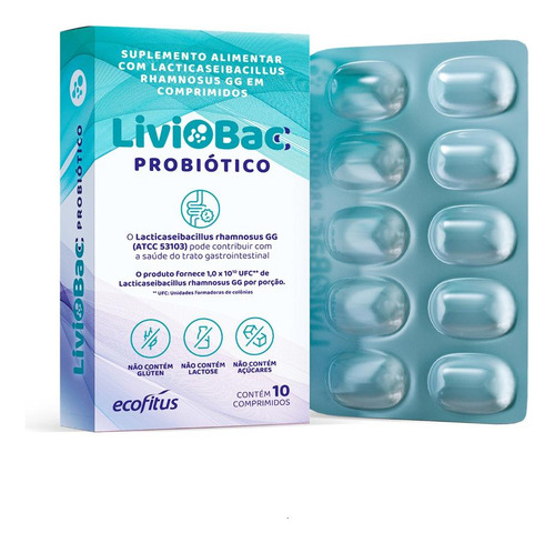 Liviobacc Probiótico 10 Comprimidos Ecofitus