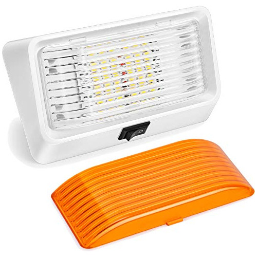 Luz Led Porche Exterior De Caravana Interruptor De 12 V...