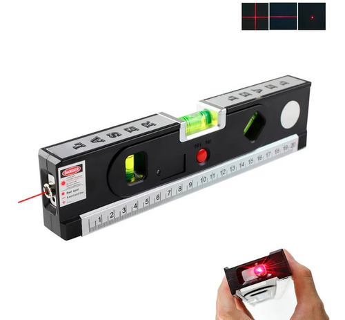 Medidor Laser Nivel 4 En 1 Multifuncion Herramienta Metro