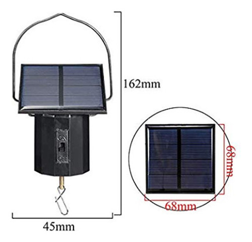 Herramienta Metálica Para Colgar Con Motor Solar/eólico