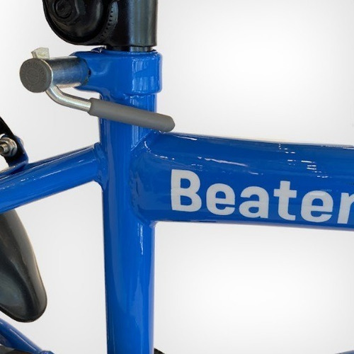Imagen 2 de 9 de Bicicleta Infantil Rodado 14 Randers Azul Mundo Gym