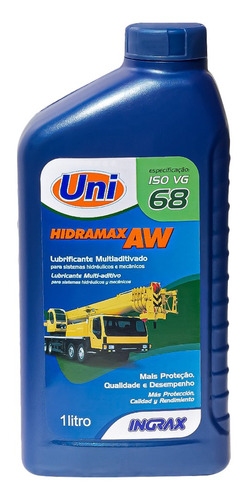 Óleo Hidráulico Compressor Ingrax Hidramax Aw68 1 Litro