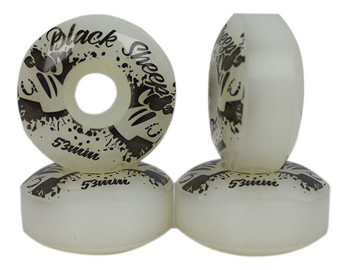 Imagem 1 de 5 de Rodinha Iniciante Skate Roda Black Sheep 53mm Pu 97a