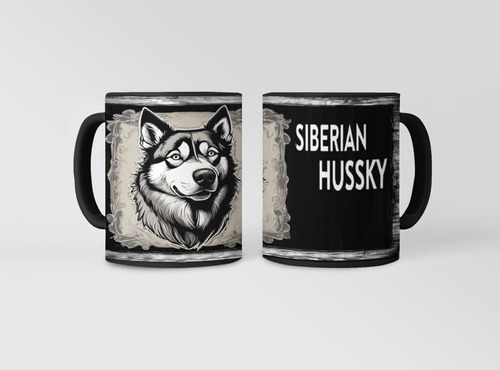 Taza Mágica Mascota Siberian Husky Belleza Y Vitalidad