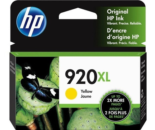 Cartucho Hp Cd974al 920xl Amarillo Officejet 6500/6000/7500