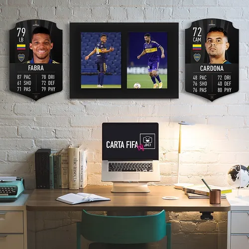 Carta Fifa 20 Peque Fut Dc Cuadro Gamer Personalizado