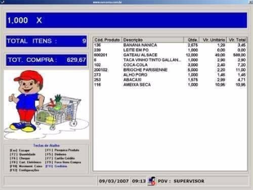 Programa Sistema De Vendas Pdv Lojas E Supermercados