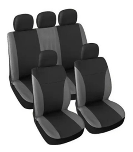 Cubre Asiento . Gris Claro/gris Oscuro Gm Fiat Vw Renault