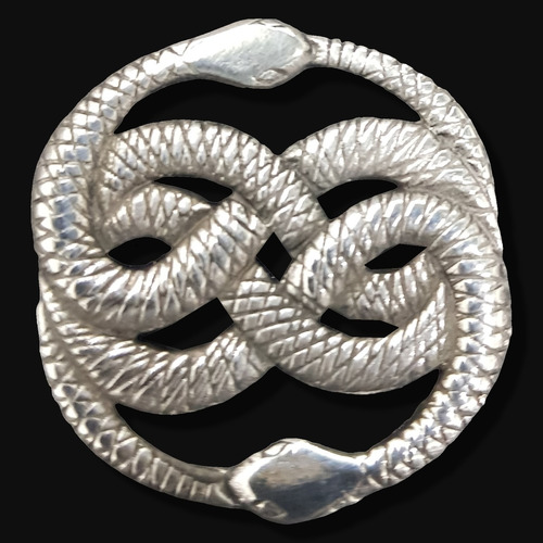 Medalla Wuivre Auryn Celta 3 Cm En Plata 9,5 Gr Art 31